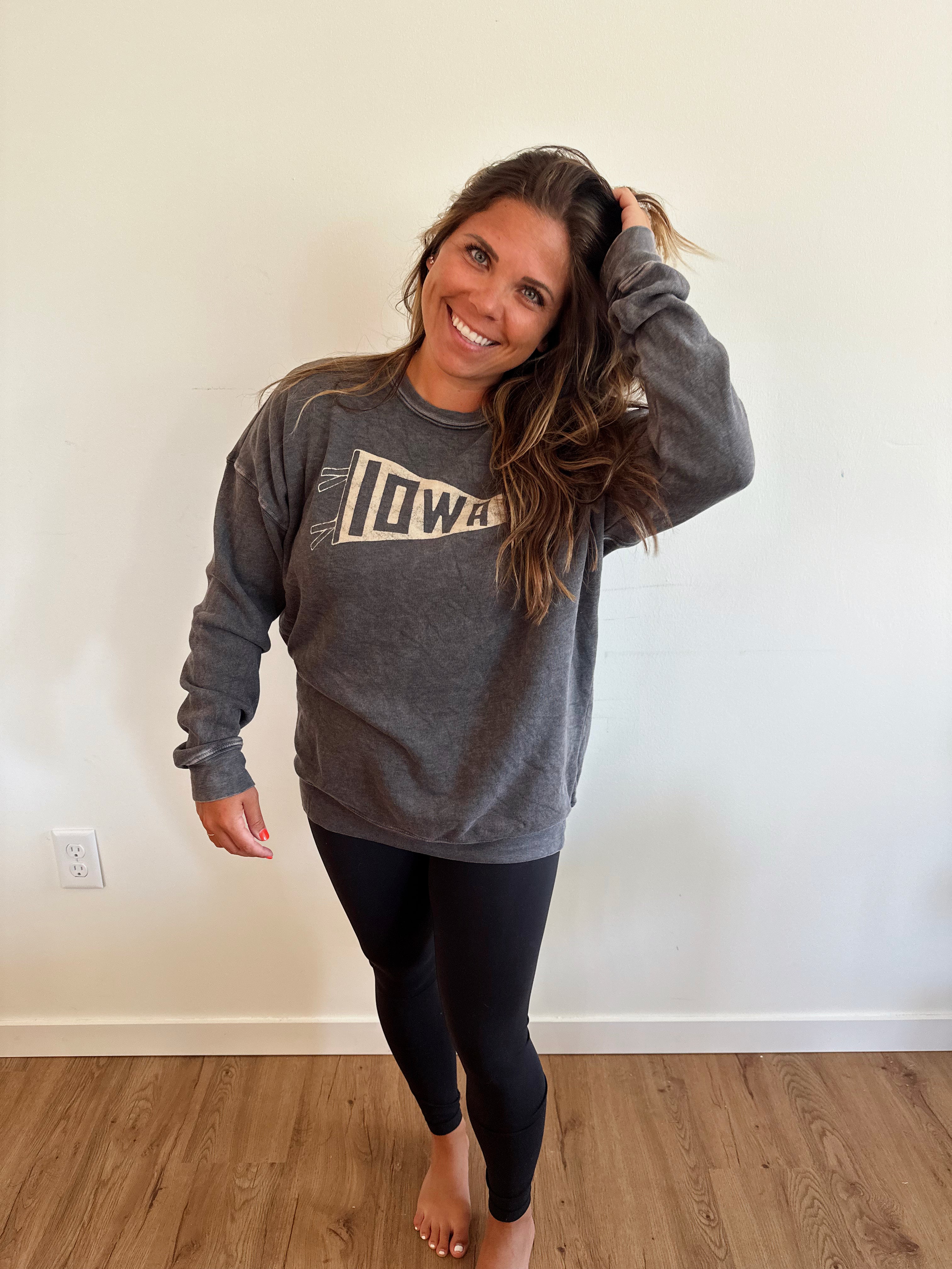 Iowa Pennant Crewneck