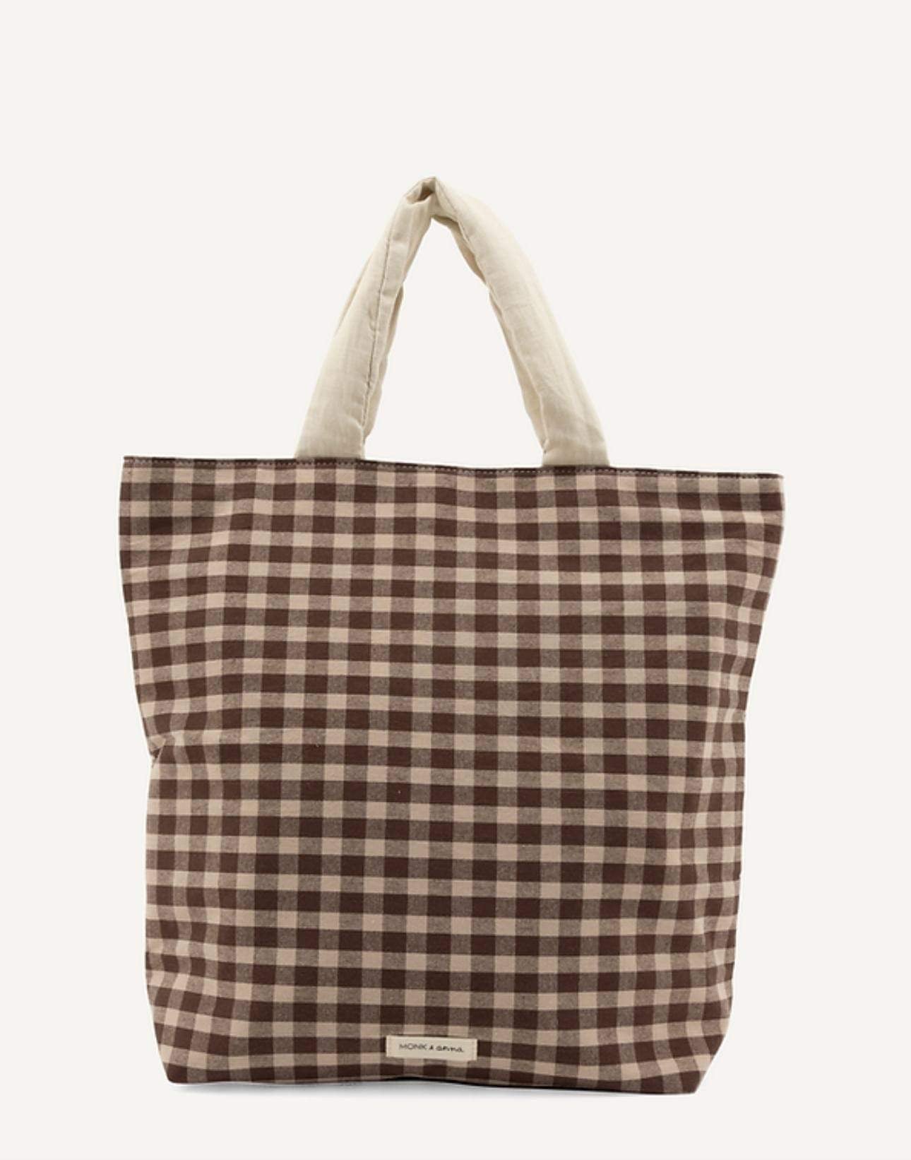 Baya Shopper | Checkered Brown